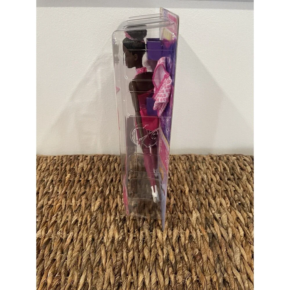New Barbie Ice Skater African American Collector You Can Be Anything NIB Gift